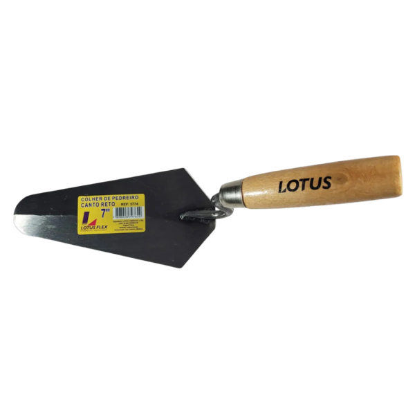 COLHER DE PEDREIRO CANTO RETO . 7 PLUS 60/12 LOTUS