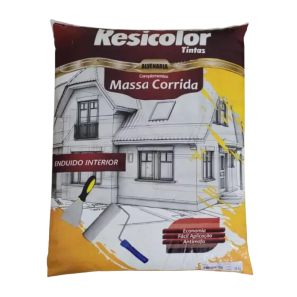 MASSA CORIDA ACRILICA 0.900/1,5KG RESICOLOR