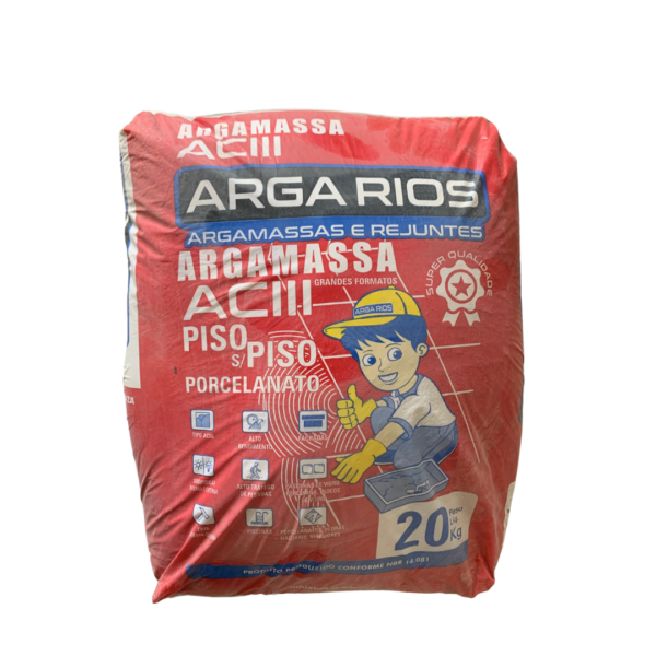 ARGAMASSA FLEXIVEL AC3 20KG ARGA RIOS