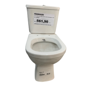 VASO C/CX ACOPL DUAL FLUSH FLOX BRANCO FIORI