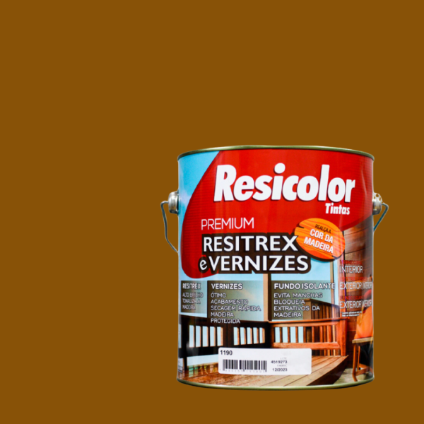 VERNIZ RESITREX CASTANHO 3,6LT RESICOLOR