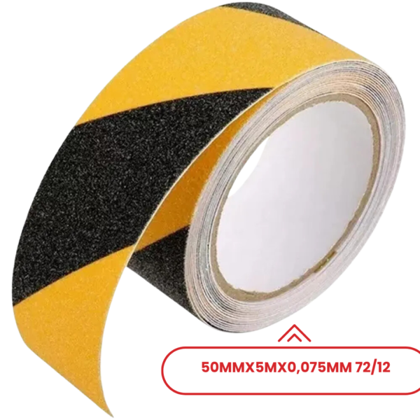 FITA ANTI-DERRAPANTE AMARELA/PRETA
