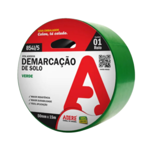 FITA DE DEMARCACAO VERDE 50MMX15MT - ADERE
