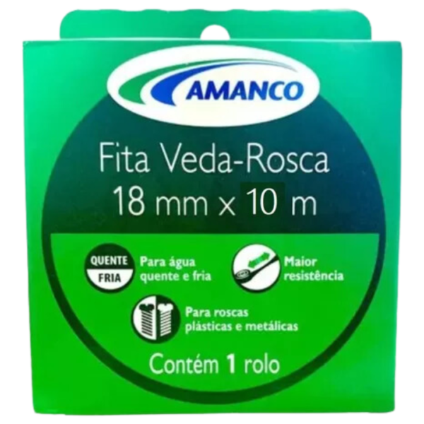 FITA V.ROSCA 18X10MT AMANCO