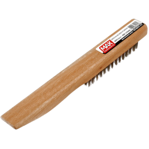 ESCOVA ACO MADEIRA 3 FILEIRAS ECONOMIC MAX METAL