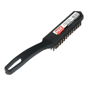 ESCOVA ACO BASE PLAST 280X33 MM 4 FILEIRAS -  MAX METAL