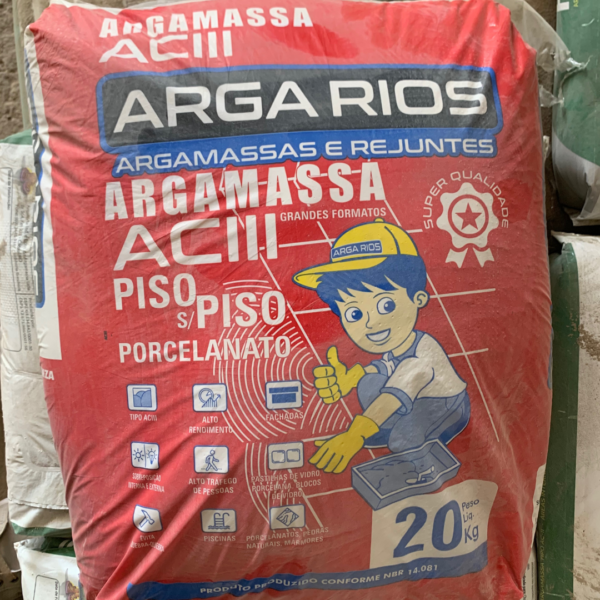 ARGAMASSA FLEXIVEL AC3 20KG ARGA RIOS - Image 2