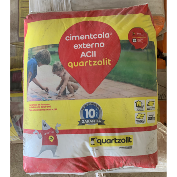 ARGAMASSA FLEXIVEL AC2 20KG -QUARTZOLIT - Image 2
