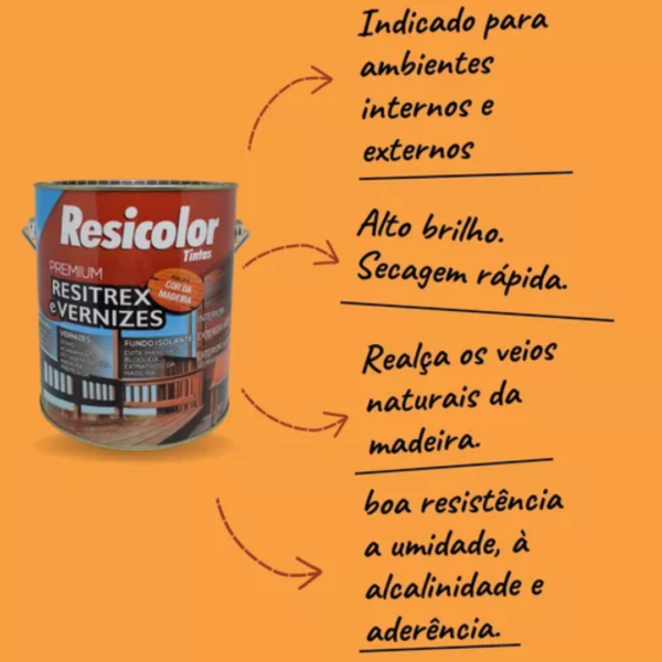 VERNIZ RESITREX MOGNO 3,600 RESICOLOR - Image 2