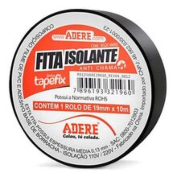 FITA ISOL VD 19MMX10 TAPEFIX - ADERE/DECOLUX - Image 2