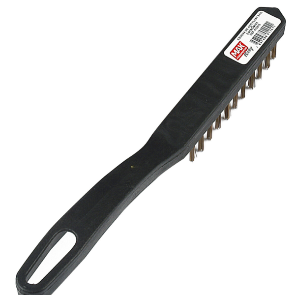 ESCOVA ACO BASE PLAST 280X33 MM 4 FILEIRAS -  MAX METAL - Image 2