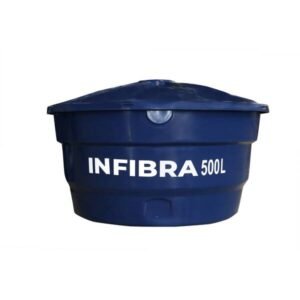 CX D AGUA POLIE 500LT C/TAMPA - INFIBRA