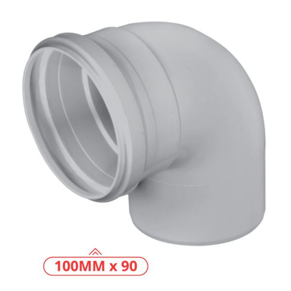 JOELHO ESG 100MM x 90 - CORRPLASTIK
