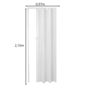 PORTA SANF. PVC BRANCA 0,97 - PERMATTI