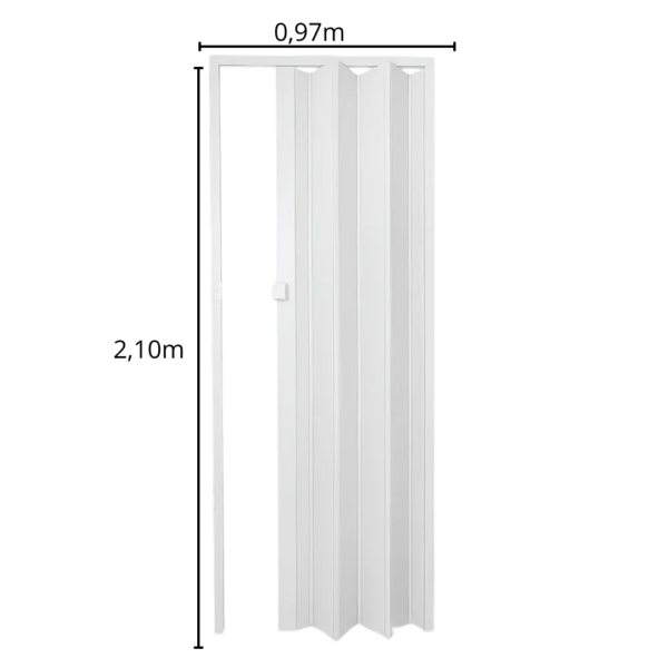 PORTA SANF. PVC BRANCA 0,97 - PERMATTI