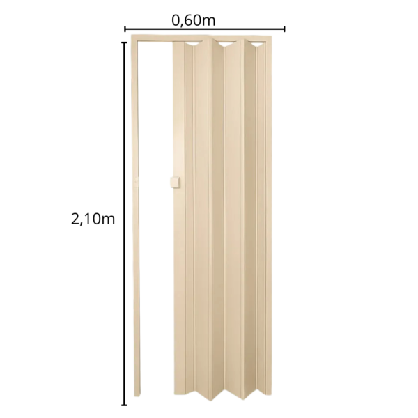 PORTA SANF. PVC BEGE 0,60 PERMATTI