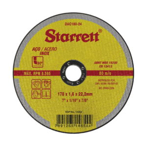 DISCO CORTE 7'X1/16'X 7/8 - STARRETT