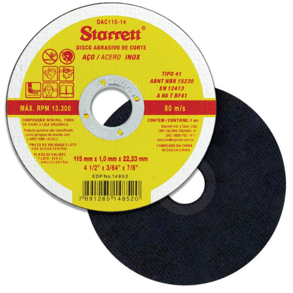 DISCO CORTE 7'X1/16'X 7/8 - STARRETT - Image 2