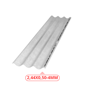 TELHA BRASILIT 2,44X0,50-4MM ONDINA