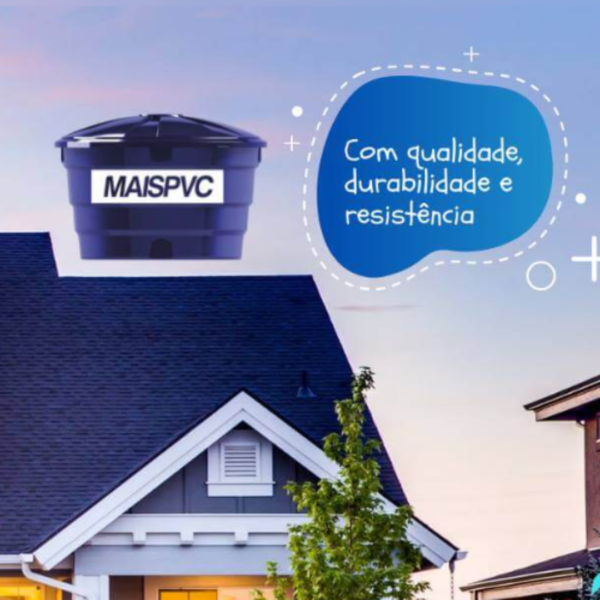 CX DAGUA 1000LTS C/ TAMPA MAIS PVC - Image 2