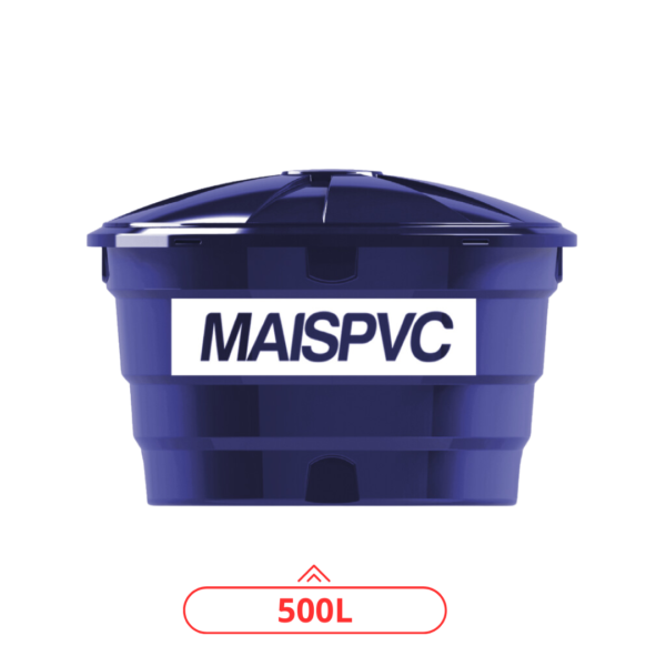 CX DAGUA 500LTS C/TAMPA MAIS PVC