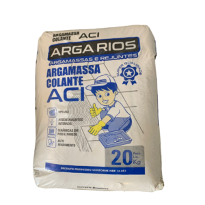 ARGAMASSA FLEXIVEL AC1 20KG ARGA RIOS