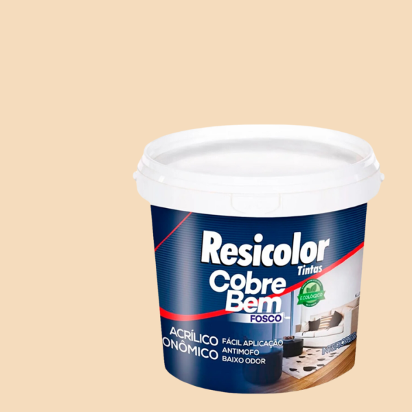 TINTA ACR COBRE BEM 3,6LT MARFIM RESICOLOR
