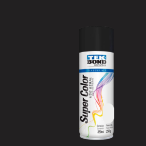 TINTA SPRAY PRETO-BRILHANTE 350ML/250G TEKBOND