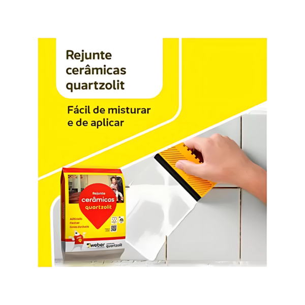 REJUNTE PRETO GRAFITE 1KG QUARTZOLIT - Image 2