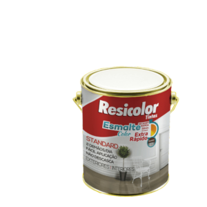 TINTA ESMALTELIT BRANCO BASE/AGUA 900ML RESICOLOR