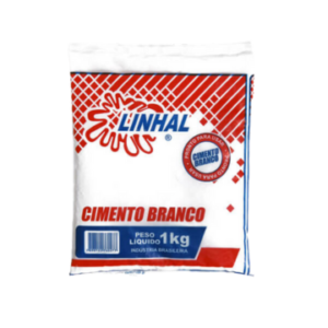 CIMENTO BRANCO 1KG - LINHAL