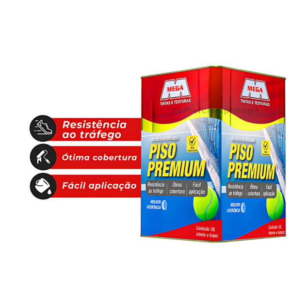 TINTA PISO PREMIUM ACET.CINZA 18L -MEGA - Image 2