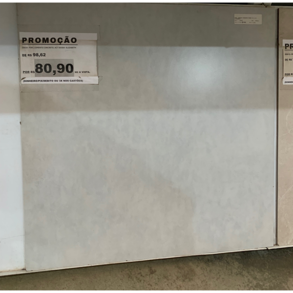 PORC.CEMENTO CONCRETO. ACT 84X84- ELIZABETH
