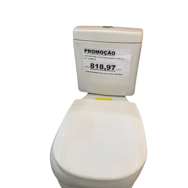 KIT VASO COMP. CX ACOPL KADET BRANCO AGNES 183