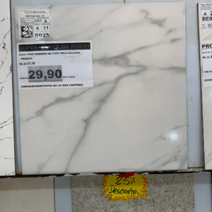 PISO CARRARA HD 57X57 PEI-4 CX3,30M2