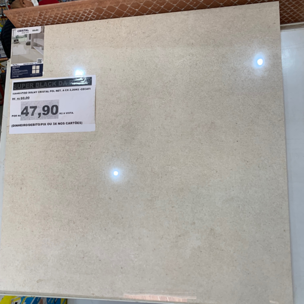PISO DOLNY CRISTAL POL RET. A CX 2,20M2 CECAFI - Imagem 2