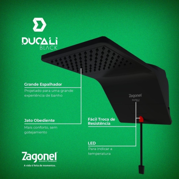 DUCHA DUCALI ELET BLACK PR - Image 3