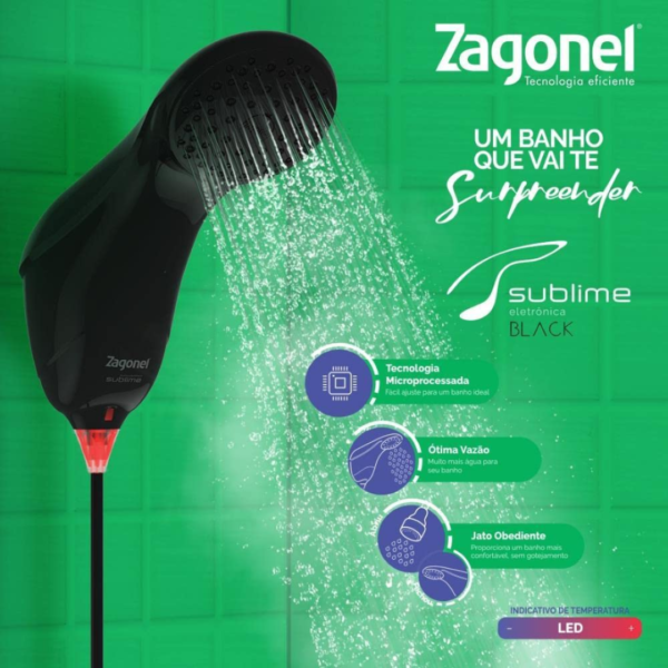 DUCHA SUBLIME ELET.BLACK PR - Image 2