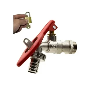 TORNEIRA ESFERA 1/2 C/PORTA CADEADO -FERTAK TOOLS