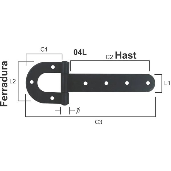 DOB FERRADURA N? 02 - MAX METAL - Imagem 4