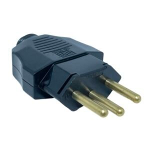 PLUGUE MACHO 2P 10A PRETO - WEG